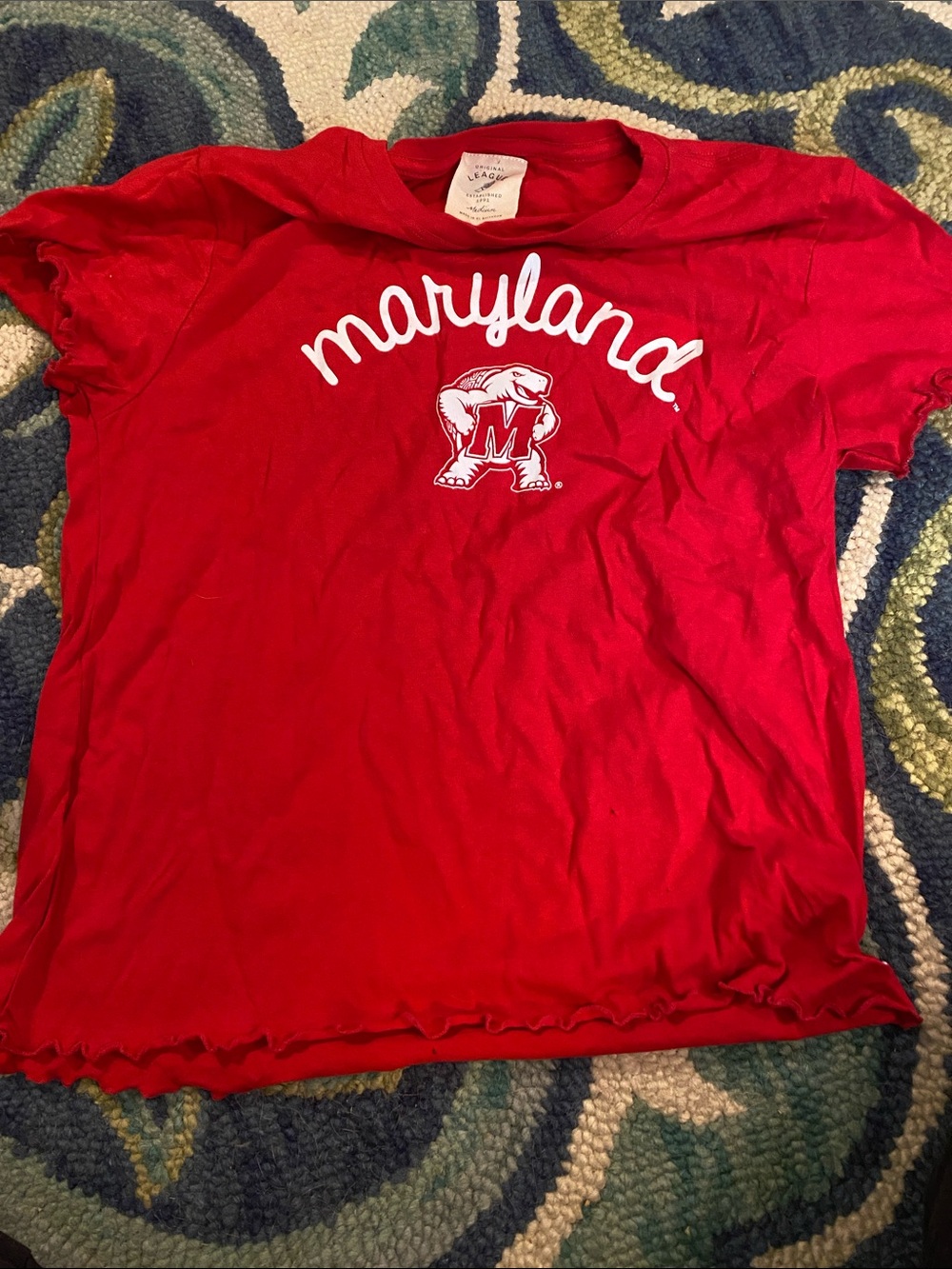 League Red Maryland Graphic Tee